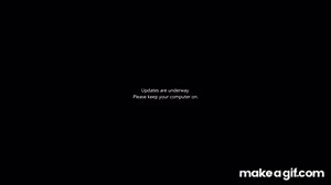 Windows 11 Update Screen 1 hour REAL COUNT in 4K UHD ! on Make a GIF