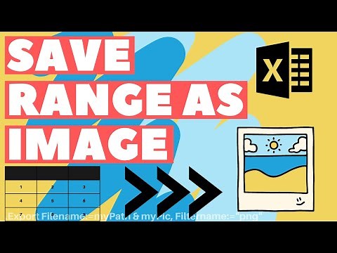 Excel VBA Macro: Export Selected Range as Image (Save Range as Picture)