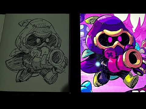 New Brawler Cordelius Drawing | How to draw Brawl Stars Cordelius
