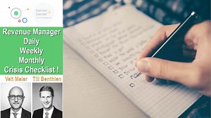 Revenue Manager Crisis Checklist: Daily, Weekly and Monthly Tasks