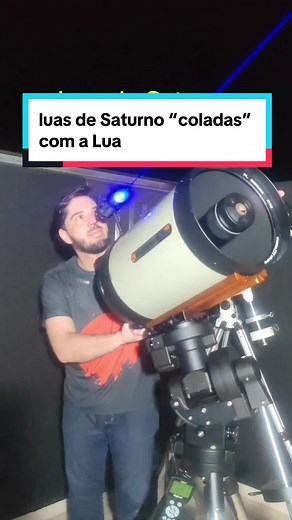 Conjunção da Lua com Saturno: A Maravilhosa Observação das Luas de Saturno
