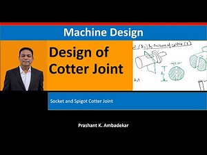 Design of Cotter Joint | Explanation with Diagram and Model 🔩⚙️