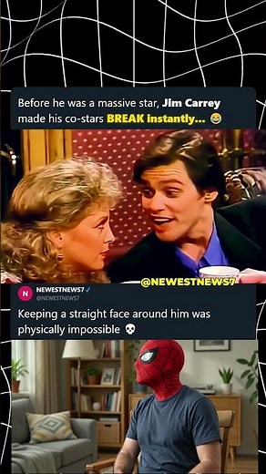 On In Living Color (1990), Jim Carrey made EVERYONE break character 😂