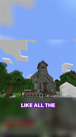 Minecraft Church Build: From Blocks to Divine Structure! #shorts