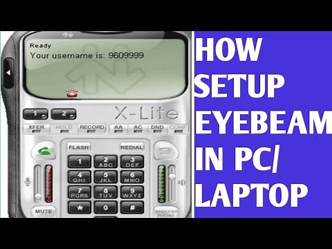 how to connect eyebeam | complete setting