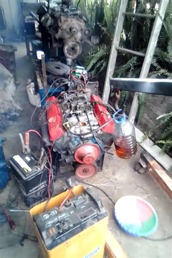 will it run scrap metal 350 chevy start up