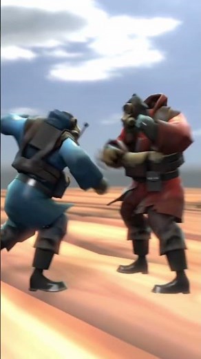 Red pyro vs blue pyro fight animation [SFM] (version 2) #tf2 #teamfortress2 #sfm #sourcefilmmaker