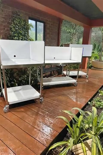 Commercial Stainless Steel Outdoor Cooking Table – BBQ Prep Table | Molly's Backyard | Facebook