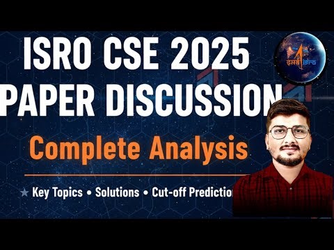 ISRO Scientist CSE 2025 Paper Analysis 🔥 | ISRO 2025 vs 2023 Paper Comparison | Tougher or Easier?