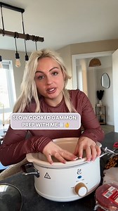 Slow Cooked Gammon: Prep With Me 👩‍🍳✨ #slowcookerrecipes | Della Noyce