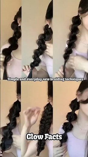 Types of braids | Easy Messy Bubble Braid Tutorial for Girls 2026 🎀#HairInspo2026