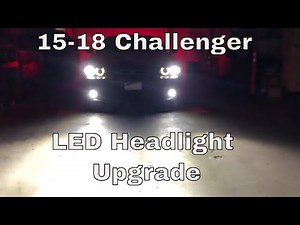 DIY: 15-18 Dodge Challenger LED headlight Install step by step