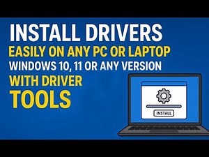 "Install Drivers Easily on Any PC or Laptop – Windows 10, 11 or Any Version with Driver Tools"