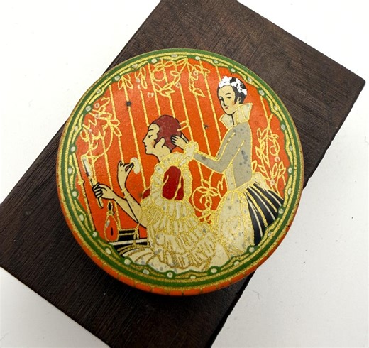 Antique 1920s Richard Hudnut Three Flowers Face Powder Sample Tin | Art Deco Vanity Collectible - Etsy