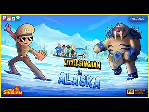 Little Singham in Alaska | Battle with Wakaao & Northern Lights Adventure | Pogo TV | Kids Cartoon