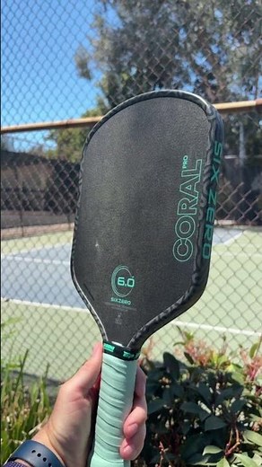 🏓 Six Zero Coral Pro + Bodhi Overgrip 🤌 #sixzeropickleball #coralpro #pickleball #sports