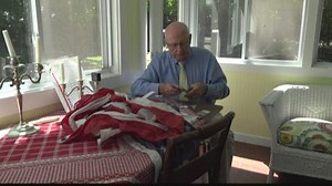 Veteran's Unique Way to Recycle Worn-Out American Flags