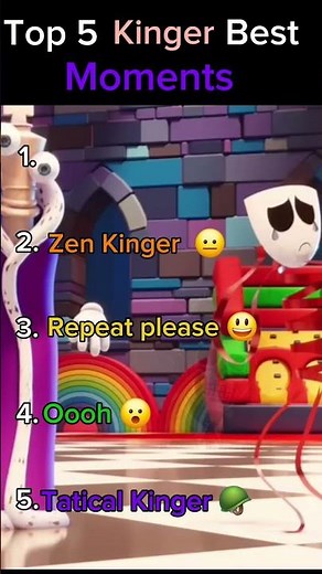 Top 5 Kinger Best Moments 😂 #viral #digitalcircus #funny #shorts