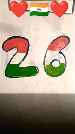 Indian flag 🇮🇳❤️ drawing video#shortvideo #youtubeshorts #aaniart