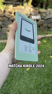 The new Matcha Kindle by Amazon!!! It’s a 6” black and white e-reader (read digital books!) with up to 6 weeks of battery life and 16GB of internal storage. Loveeeee 🤩#matchakindle #kindle #tech | Elly Awesome