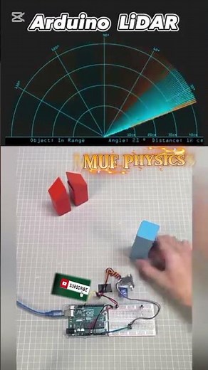 Arduino Simple Lidar Project - Project for Arduino #arduinonano #arduinotraining #arduinoday