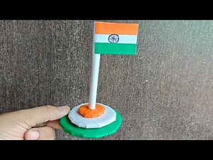 How to make indian flag | paper craft on independence day | Tricolour | National flag