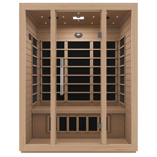 Reviews for SaunaSpa S08HD Series 3-Person Indoor Hemlock Wooden Carbon FAR Infrared Home Sauna Room with LED Touch Control Panel and Heater | Pg 1 - The Home Depot