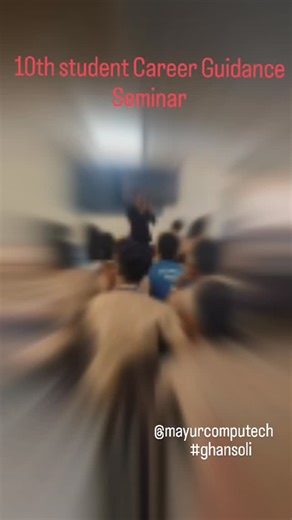 Mayur Computech on Instagram: "Computer Course शिकायचा आहे का? Basic ते Advanced सर्व Courses उपलब्ध! ✅ MS-CIT ✅ Tally with GST ✅ Advanced Excel ✅ Typing (Marathi / English) ✅ Graphic Design ✅ Programming Courses ✅ 10th / 12th / College Students साठी Special Batches 🎯 Practical Training + Personal Attention 🎯 Experienced Faculty 🎯 100% Guidance & Career Support 📢 Admission Open 2026 – Limited Seats! 📍 Address: Ambe Bhumi CHS, Sec 5, Plot No 18, Ghansoli, Navi Mumbai 📞 Contact Now: 86550505