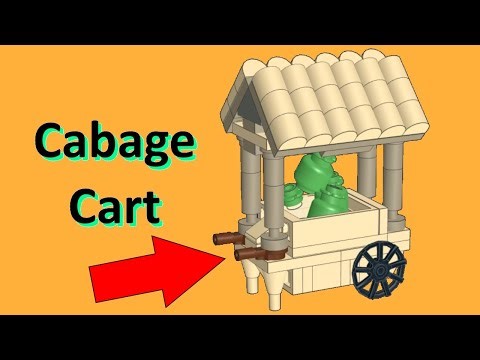 How to BUILD a LEGO Cabbage Cart