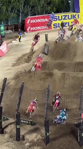 Malcom and Justin Barcia down hard #tiktok #fyp #motorcycle