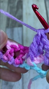 THIS STITCH GETS BETTER WITH EVERY REPEAT #shorts #crochet #crochetpattern