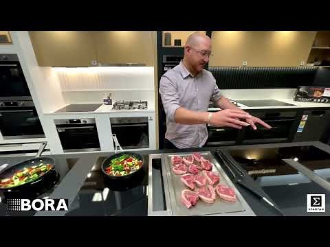 Cooking with Bora Downdraft Extraction at Spartan