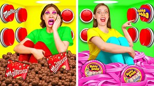 Desafío de 1000 Botones Misteriosos Solo 1 te Permite Escaper Batalla Comestible TeenChallenge | TeenChallenge Spanish