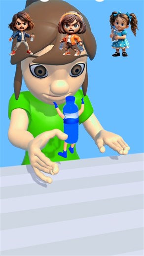 Full Bottle Run 3D Epic Twist Challenge⁉️💦#shorts #gaming #youtubeshorts #games