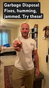 Garbage disposal not working fixes clogged jammed #diyrepair #diy #home #kitchen #skills #learn