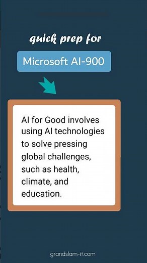 AI for Good Overview - Microsoft AI-900