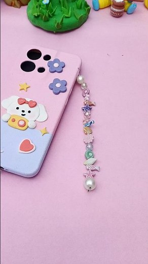 DIY Sea Shell Mobile Charm 🌊🐚 | Easy & Cute Craft Idea#youtubeshorts #diy #craft