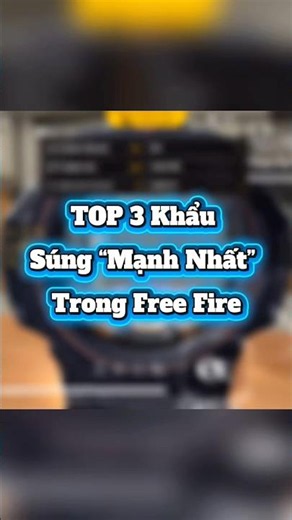 TOP 3 "STRONGEST" WEAPONS IN FREE FIRE😱 #freefire #garenafreefire