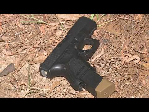 WATCH: The moment Channel 2 reporter finds gun at scene of crash that killed woman, injured teen
