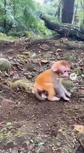 Shocking Monkey Moment #Monkey #Wildlife #Nature #Shocking #AnimalLife #NaturalSound #NoVoice