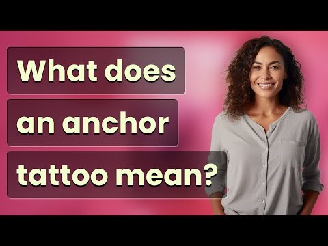 What does an anchor tattoo mean?