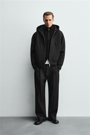 TECHNICAL RELAXED FIT HOODIE