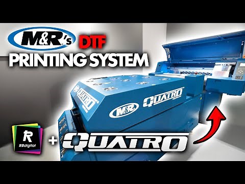 The NEW M&R Quatro DTF Printing System is now in Canada!