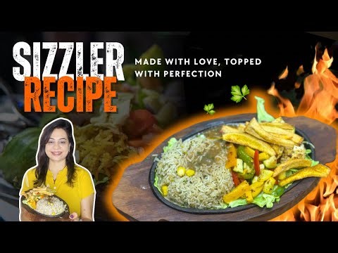 Sizzling Hot Jain Veg Sizzler 🔥 | No Onion No Garlic | Easy Recipe