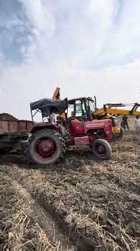 Tractor and jcb loading part-2🔥😱#automobile #jcb #tractor