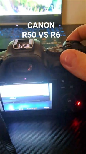Canon r50 vs Cano r6 #shorts