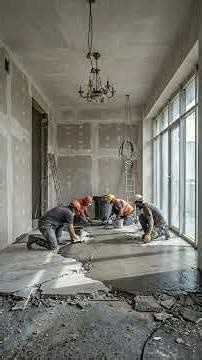 $100,000 Black & Gold Epoxy Floor Transformation #epoxyflooring #MetallicEpoxy #EpoxyFloor