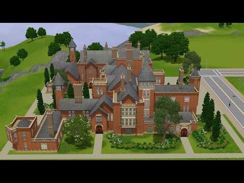The Sims 3 Building a Huge Brick Mansion!