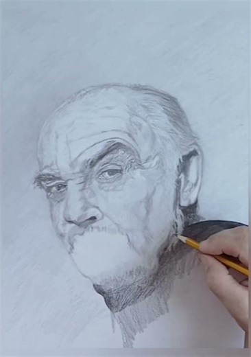 "drawing Sean Connery 007 time lapse"#artist #seanconnery #007 #drawing #pencildrawing #sketch