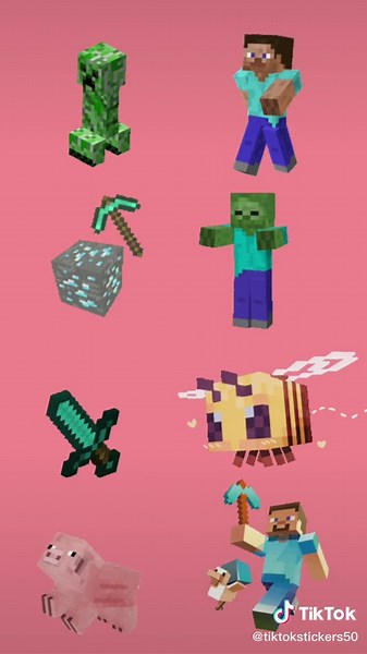 Minecraft stickers #sticker #stickers #tiktok #tik_tok #minecraft #minecrafter